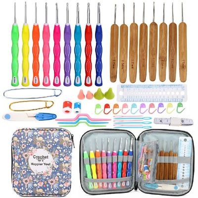 Crochet Hook Set Yarn Knitting Needles Hook Knit Scissors