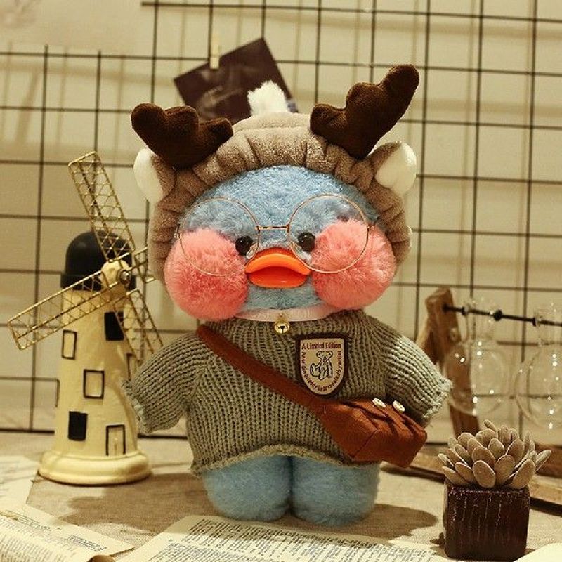 Little Yellow Duck Plush Toy Stuffed Soft Cartoon Kawaii