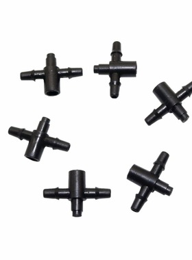 2000pcs 3/5mm hose splitters barbed Tee Shunt Connection
