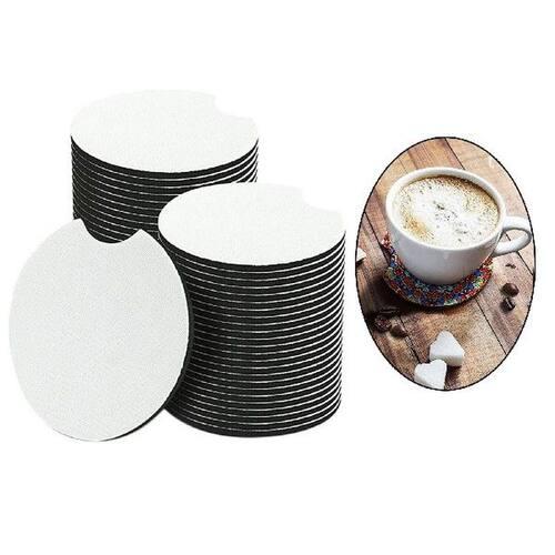 50 X Sublimation Cup Coasters Bendable Blank  Transfer Cup
