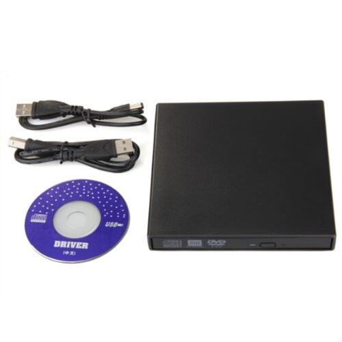 USB Drive burner for 12.7mm CD VCD DVD RW RAM Black