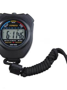 Sports Stopwatch LCD Sports Stopwatch Chronograph Counter Ti