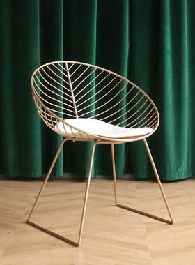 Nordic Dining Chairs Kitchen Furniture Customized Leaf