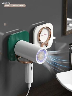 VANZLIFE Hair dryer shelf toilet bathroom wash gargle free