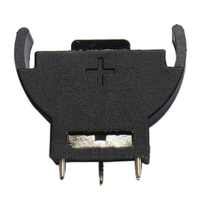 Box Holder For 2 x AA Black With Wire Leads Plastic Battery