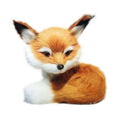 Small Simulation Fox Plush Toy Cute Mini Stuffed Animal