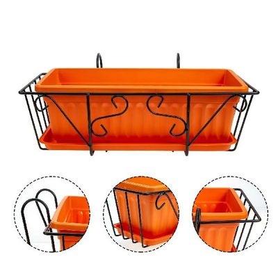 Flower Planter Railing Balcony Hanging Pot Planters Plant