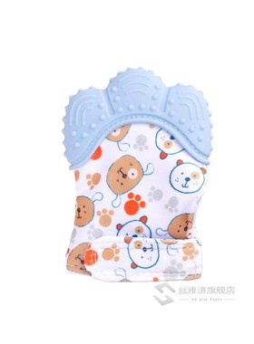 Baby teether baby anti-bite silicone molar gloves children&#