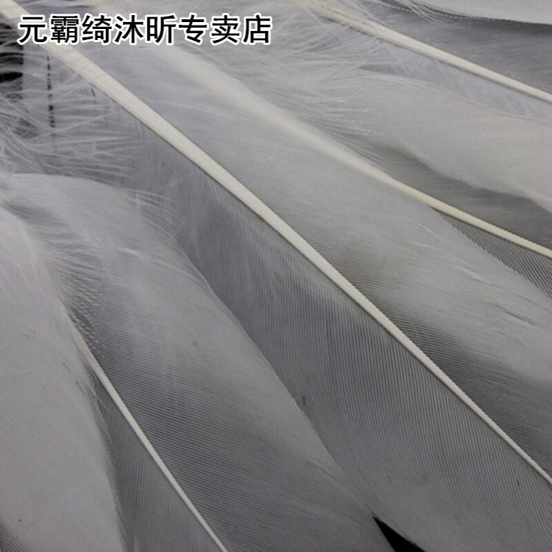 100PCS White Goose Feathers Wedding Jewelry Accessories 100%图片