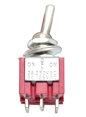 5Pcs MTS-303 On-Off-On 3PDT 9 Pins Switch AC 250V/2A 125V/5A