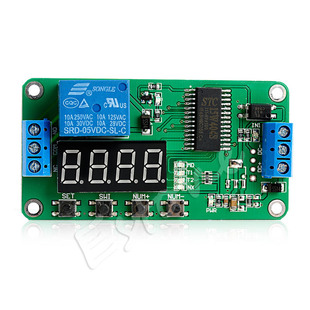 DC 5V Self-lock Relay PLC Cycle Timer Module Delay Time Swit