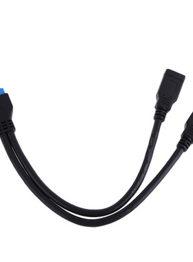 20Pin Header to 2 Port USB 3.0 A Female HUB Board Extension