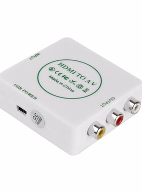 HDMI to AV CVBS Video Audio Signal Converter Adapter For TV
