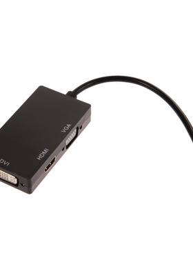 3 in 1 Mini DisplayPort Thunderbolt to DVI+VGA+HDMI Display