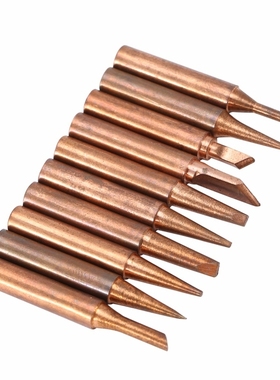 10pcs Lead-free Copper 900M-T Iron Tip For Hakko Rework Stat