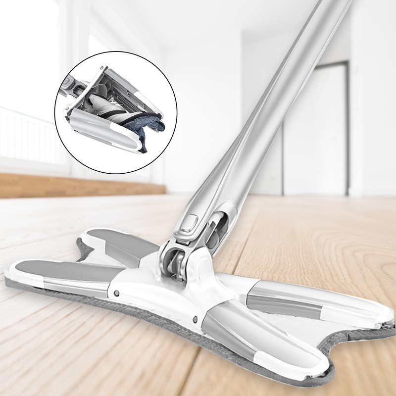 X-type Manual Extrusion Household Cleaning Tools Floor Mop