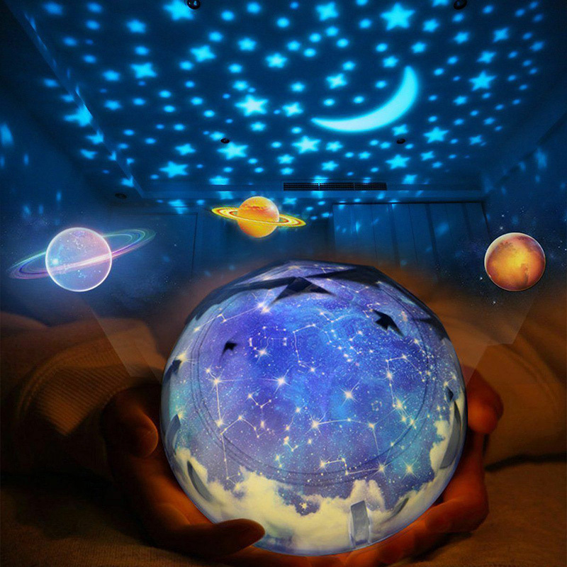 Starry Sky Universe Planet Rotating Projector Earth