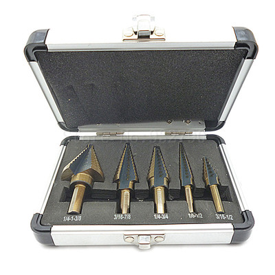5pcs Hss Cobalt Multiple Hole 50 Sizes Set Sae Step Cone Dri