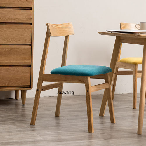Nordic Dining Chairs Kitchen Furniture Solid Wood Dining