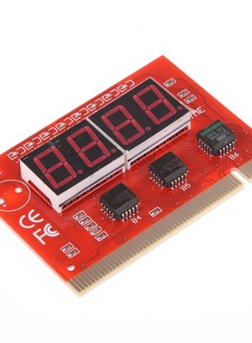 PC 4 Digit PCI Card Motherboard Diagnostic Analyzer Tester