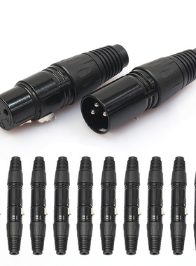 10 Pairs XLR 3 Pin Female Jack/Male Plug Audio Microphone MI