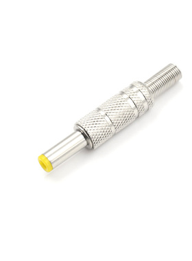 Male Plug Jack Adapter  12V Metal 5.5*2.5mm DC Power Connect