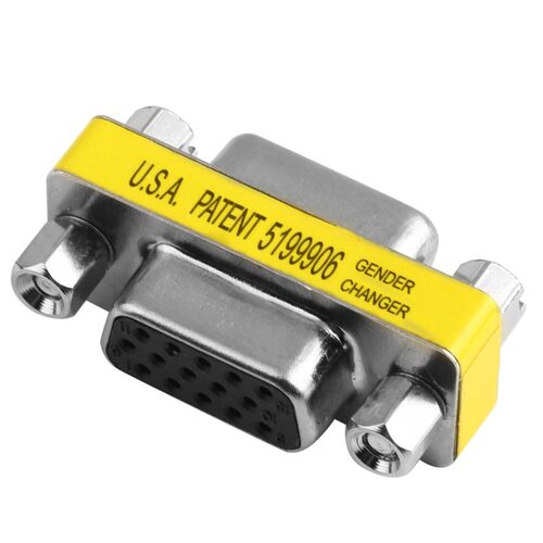 Female to Female VGA HD15 Pin Gender Changer Convertor Adap