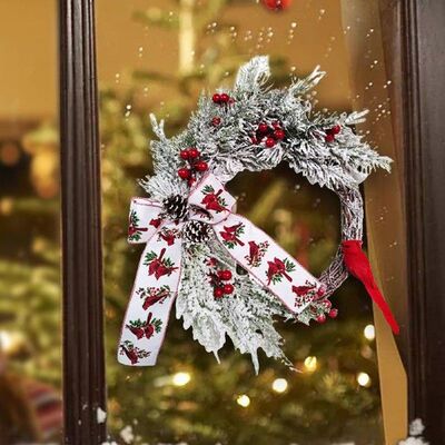 Artificial Xmas Wreath Autumn Hanging Tabletop Centerpieces
