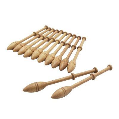12pcs/set Wooden Portable Sweater Weaving Tool Sewing