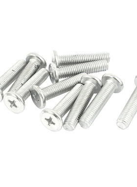 10 Pcs M8x35mm Crosshead Phillips Flat Head Countersunk Bolt