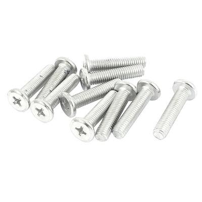 10 Pcs M8x35mm Crosshead Phillips Flat Head Countersunk Bolt