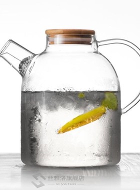 1L/1.8L Big Transparent Borosilicate Glass Teapot Heat-Resis