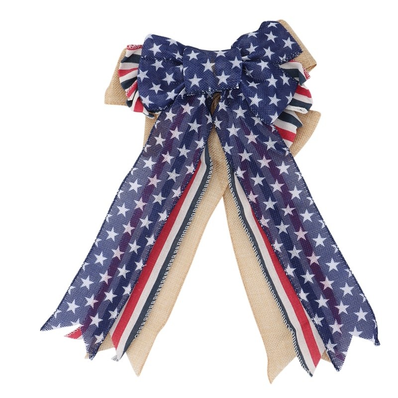 hot patriotic decor burlap bows for wreaths outdoor