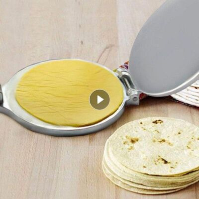 Foldable Tortilla Maker Easy Clean Aluminium Mold Home