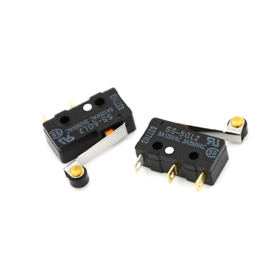 2pcs SS-5GL2 Microswitch Hinge Roller Lever SPDT 3Pin Submi