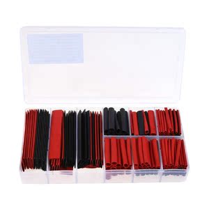 280pcs 2 8 Sizes Assorted Shrink Shrinking Tubing Tube Wire