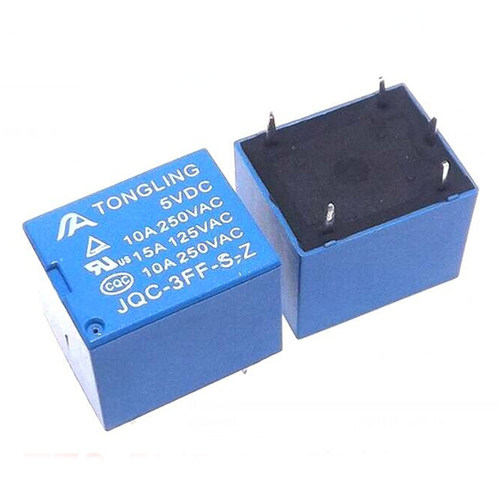 blue + black 5-pin conversion type 10A 250VAC JQC-3FF T73 Us