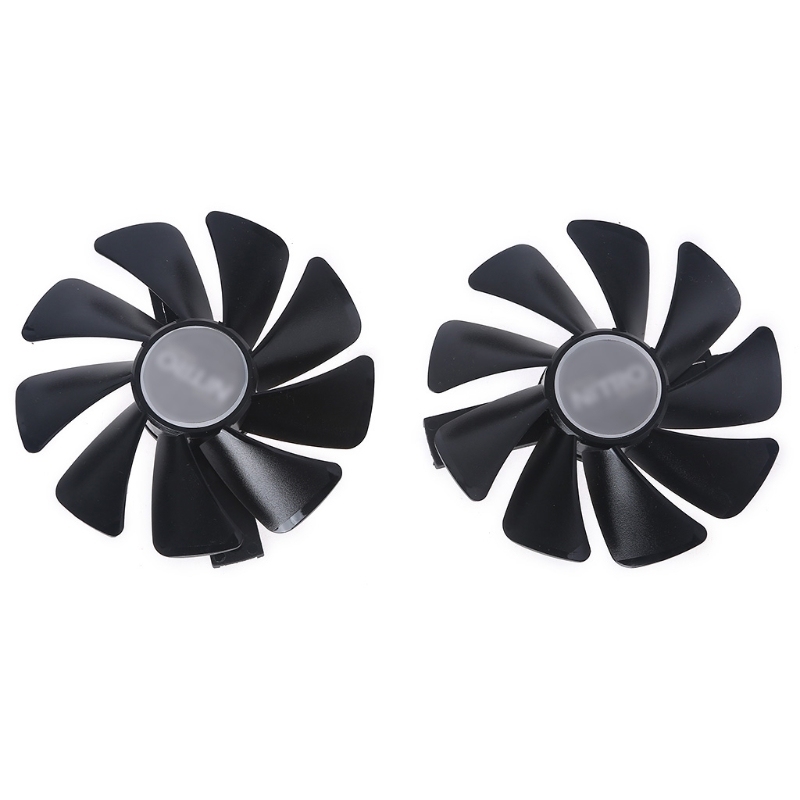 2Pcs 95mm/3.74inch CF1015H12D 4Pin 12V 0.42A VGA Fan Graphic