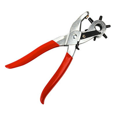 Revolving Leather Strap Watch Band Belt Hollow Hole Puncher