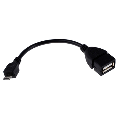 USB (A to mini B) USB Conversion adapter Black