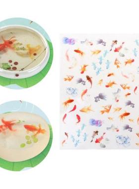 3D Goldfish Clear Film Resin DIY Fillers Water-Like Painting