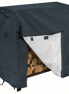 Log Rack Cover 4-Feet Heavy Duty Waterproof Outdoor Fire