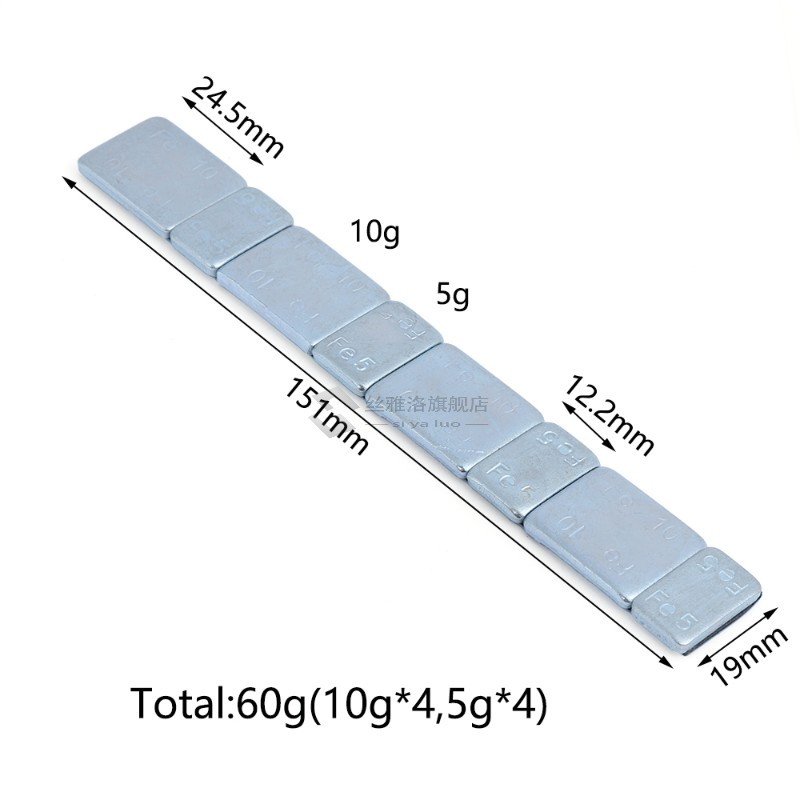 5.9'' niversal Adhesive Wheel Tire Balance Weights f
