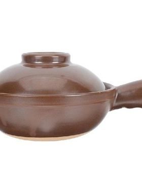 Pot Soup Casserole Ceramic Cooking Lid Stew Clay Pan