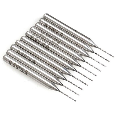 PCB Cemented Carbide 0.5mm Drills Aiguille Hardware Processi