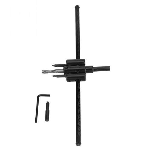 Black Circle Hole Saw Drill Bit Set DIY Woodworking Tool 30-