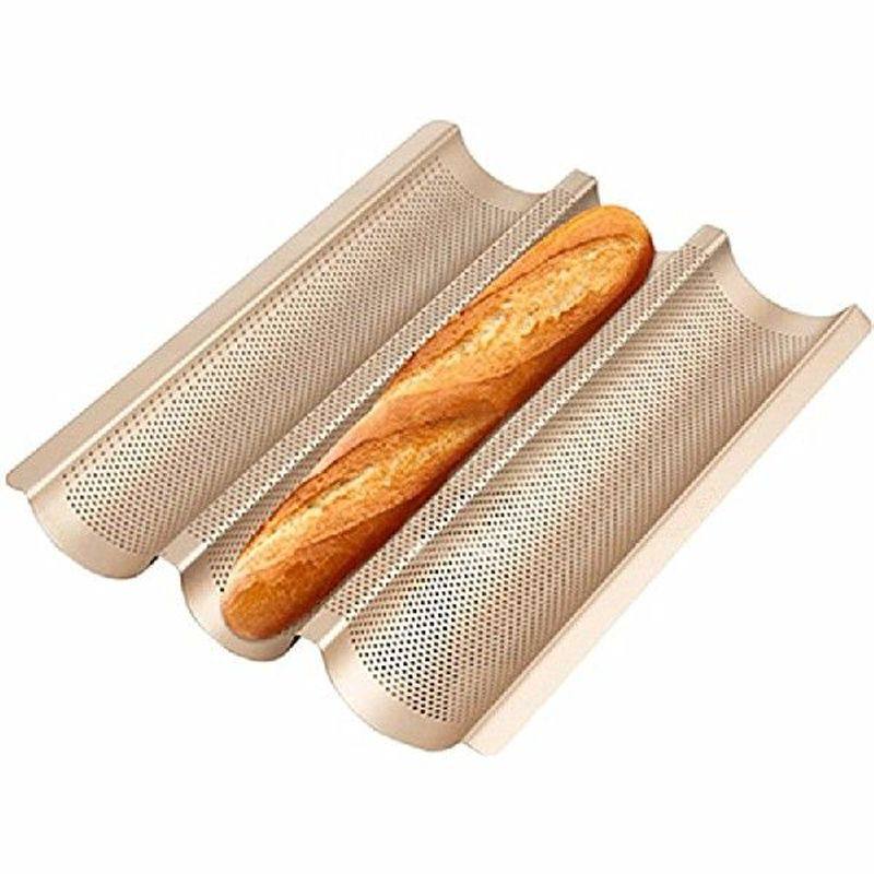 bread mold baking stainless steel wave pans tray practical