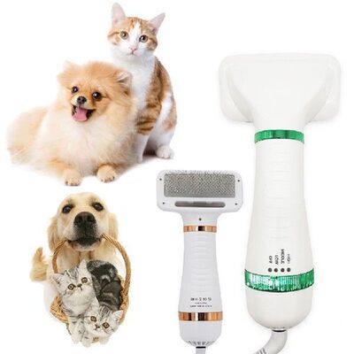 2-In-1 Portable Pet Dog Dryer Dog Hair Dryer And Comb Brush