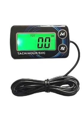 Digital Engine Tach Hour Meter Portable LCD Tachometer