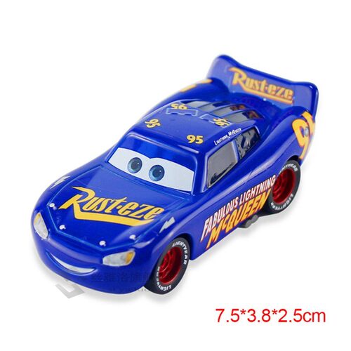 Pixar Cars 3 2 Lightning McQueen Jackson Storm Cruz Model Ca